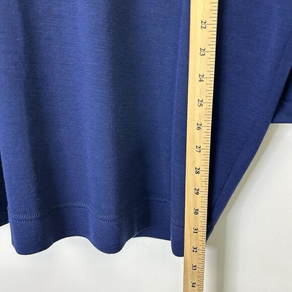 Stella McCartney Wool Sweater Dress Womens Size 40 US Small 4-6 Navy Slouchy - Picture 11 of 14